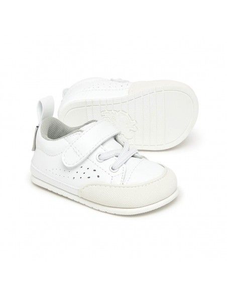 Zapato Feroz Paterna Blanco Microfibra