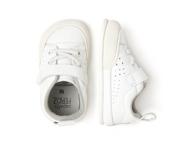 Zapato Feroz Paterna Blanco Microfibra