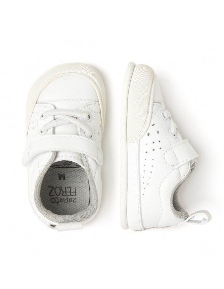 Zapato Feroz Paterna Blanco Microfibra