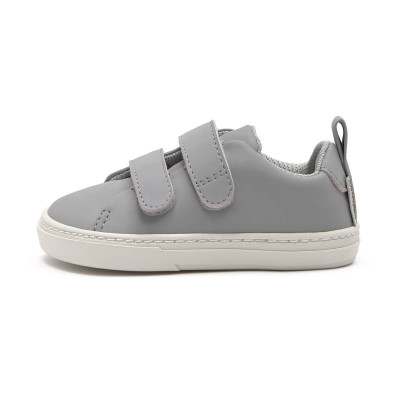Zapato Feroz Valencia Rocker Gris Claro Microfibra Nobuck