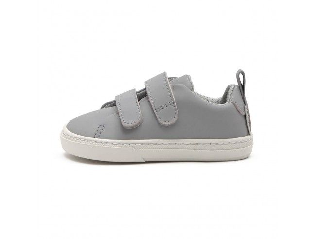 Zapato Feroz Valencia Rocker Gris Claro...