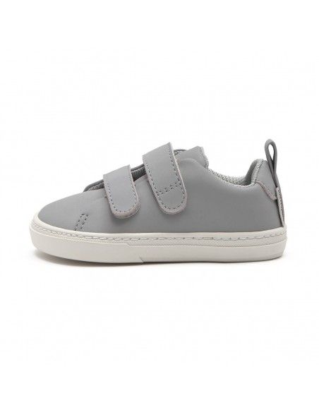 Zapato Feroz Valencia Rocker Gris Claro Microfibra Nobuck