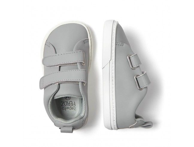 Zapato Feroz Valencia Rocker Gris Claro...