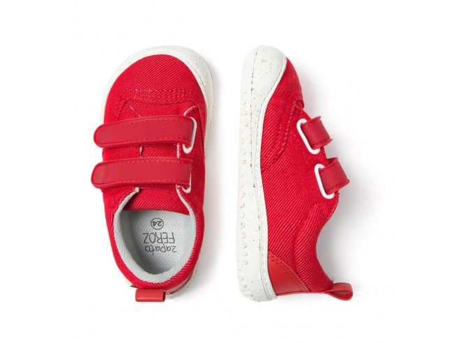 Zapato Feroz Aldaia Rocker Rojo Tejano