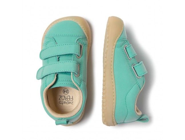 Zapato Feroz Moraira Rocker Mint Microfibra Nobuck