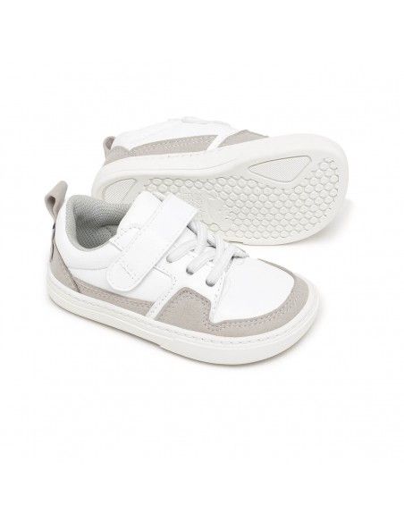 Zapato Feroz Cheste Rocker Blanco/Gris Microfibra Nobuck