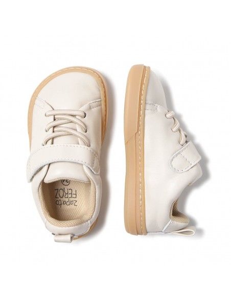 Zapato Feroz Turia Rocker Beige Microfibra