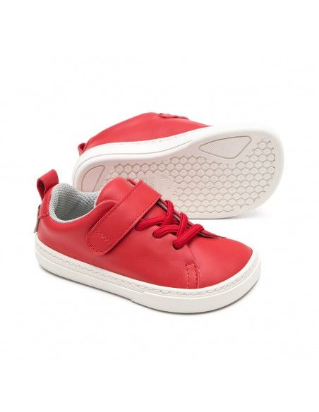 Zapato Feroz Turia Rocker Rojo Microfibra