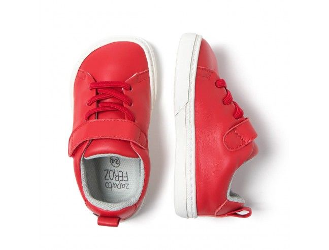 Zapato Feroz Turia Rocker Rojo Microfibra