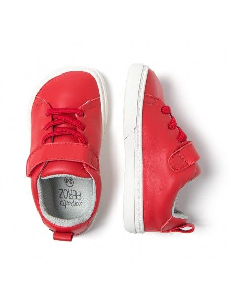 Zapato Feroz Turia Rocker Rojo Microfibra