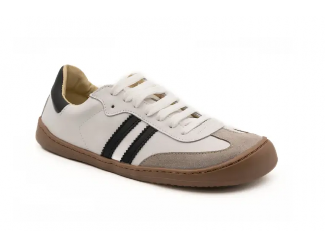 Deportiva Barefoot Flexi NENS Blanco Gris