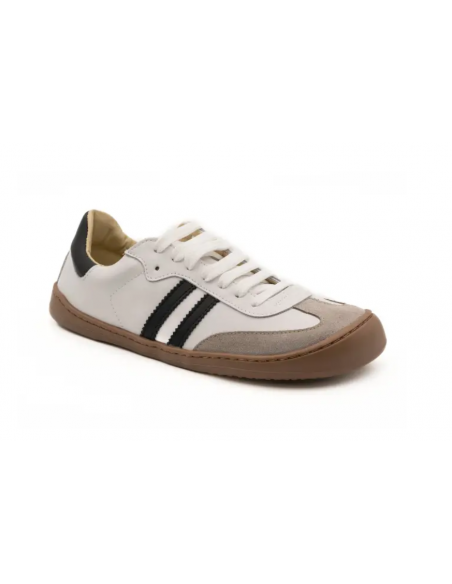 Deportiva Barefoot Flexi NENS Blanco Gris
