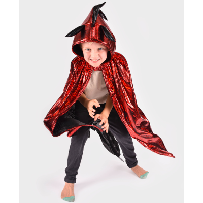 CAPA DRAGÓN ROJO DEN GODA FEN 3-8 AÑOS