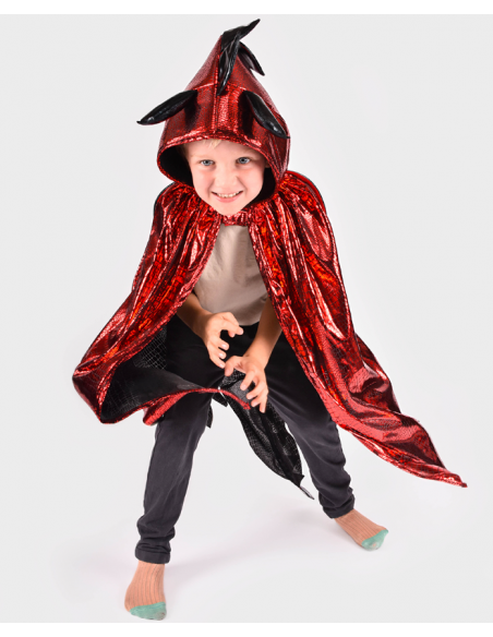 CAPA DRAGÓN ROJO DEN GODA FEN 3-8 AÑOS