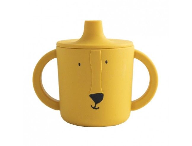Vaso de aprendizaje de silicona Trixie Lion