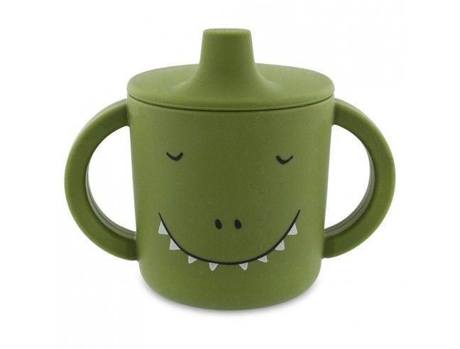 Vaso de aprendizaje de silicona Trixie Dino