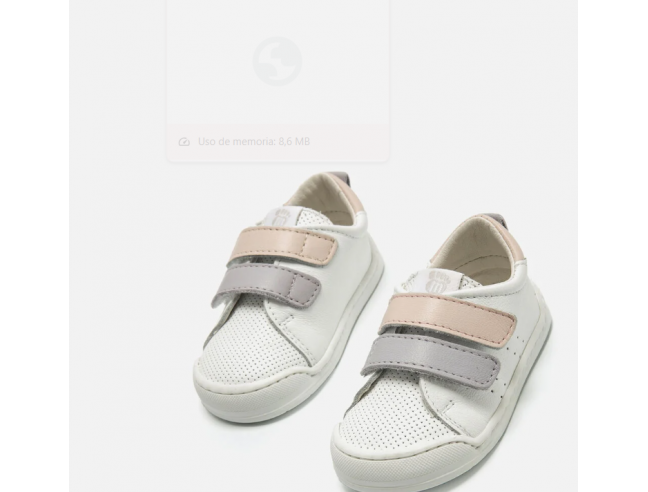 Deportiva Barefoot Mustang Free Blanco NUDE /...