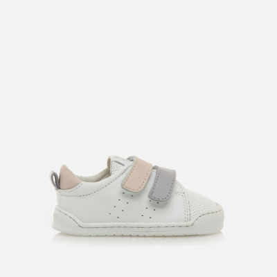 Deportiva Barefoot Mustang Free Blanco NUDE / MALVA