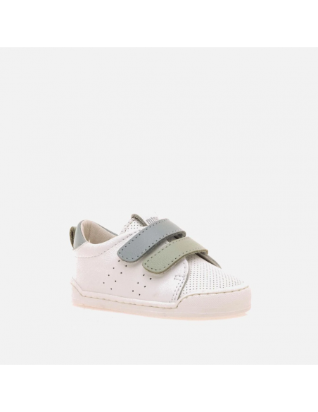 Deportiva Barefoot Mustang Free Blanco CELESTE / AGUAMARINA