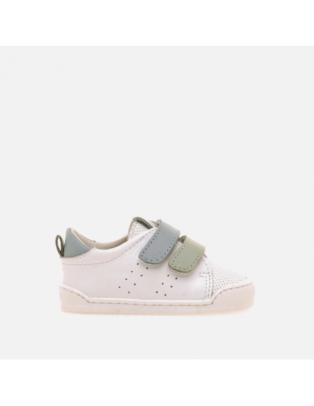 Deportiva Barefoot Mustang Free Blanco CELESTE / AGUAMARINA