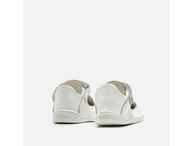 Zapato Barefoot Mustang Free Troquelado Blanco
