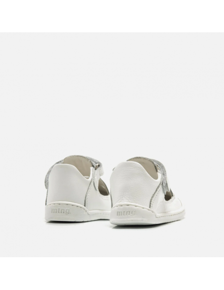 Zapato Barefoot Mustang Free Troquelado Blanco