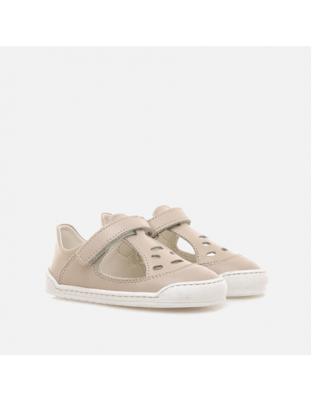 Zapato Barefoot Mustang Free Troquelado Nude