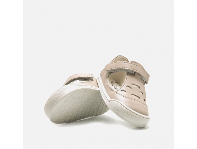Zapato Barefoot Mustang Free Troquelado Nude