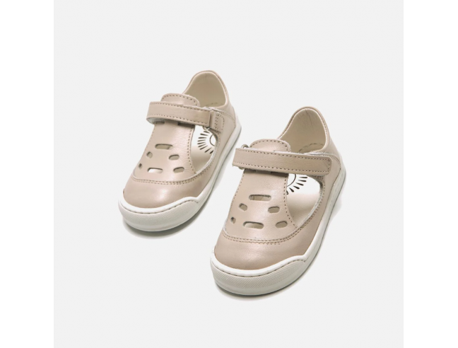 Zapato Barefoot Mustang Free Troquelado Nude