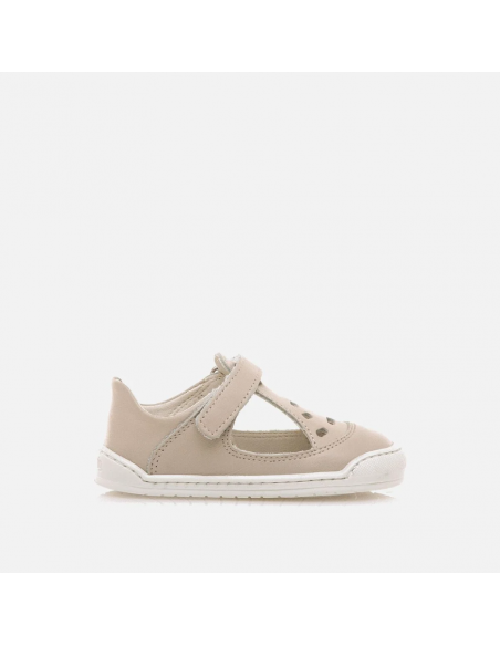 Zapato Barefoot Mustang Free Troquelado Nude