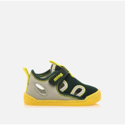 Sandalia barefoot cerrada MESH VERDE Mustang Free