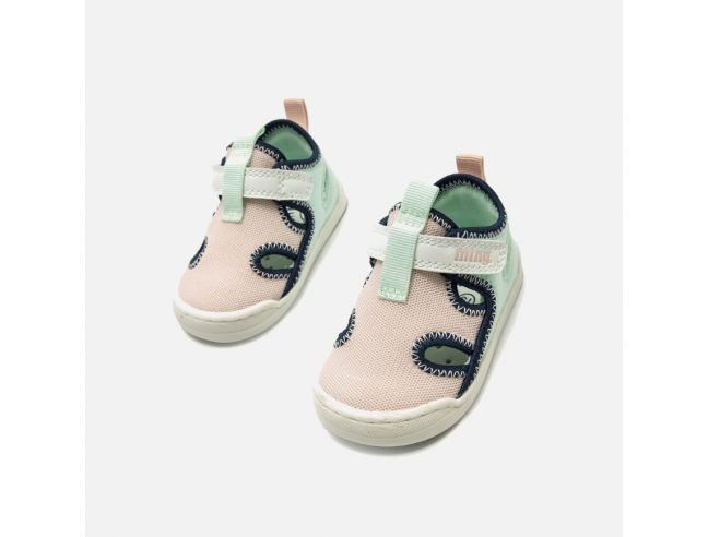 Sandalia barefoot cerrada MESH ROSA Mustang Free