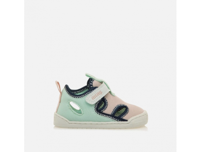 Sandalia barefoot cerrada MESH ROSA Mustang Free