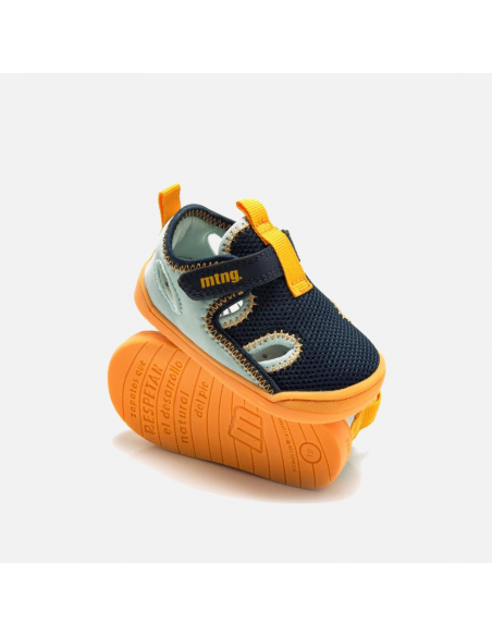 Sandalia barefoot cerrada MESH MARINO Mustang Free