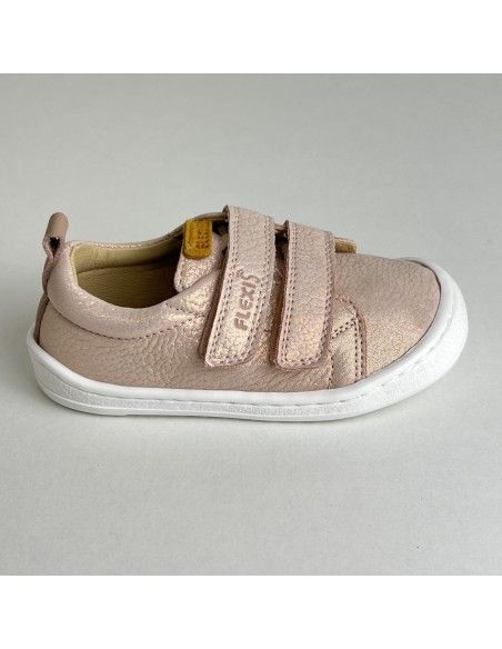Deportiva barefoot Flexi Nens Piel Rosa/Skin