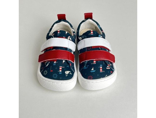 Deportiva barefoot Tejida Barcos Flexi Nens