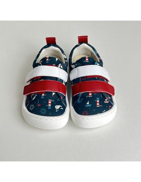 Deportiva barefoot Tejida Barcos Flexi Nens