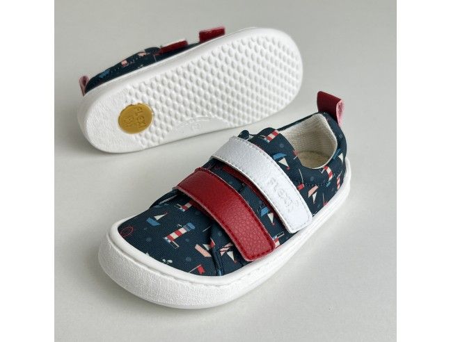 Deportiva barefoot Tejida Barcos Flexi Nens