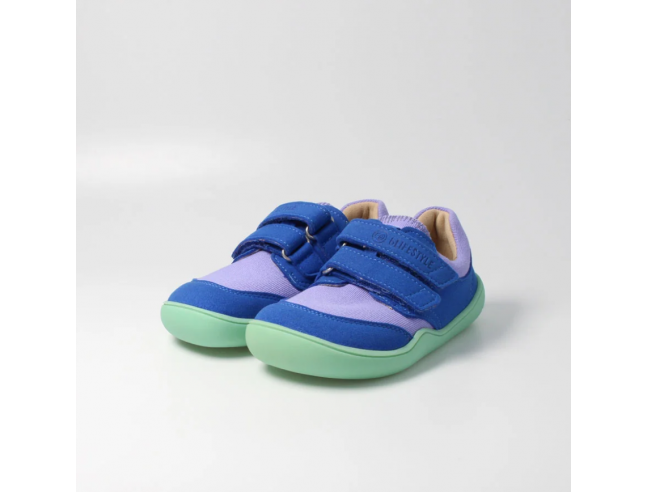 Zapato barefoot vegano con doble velcro...