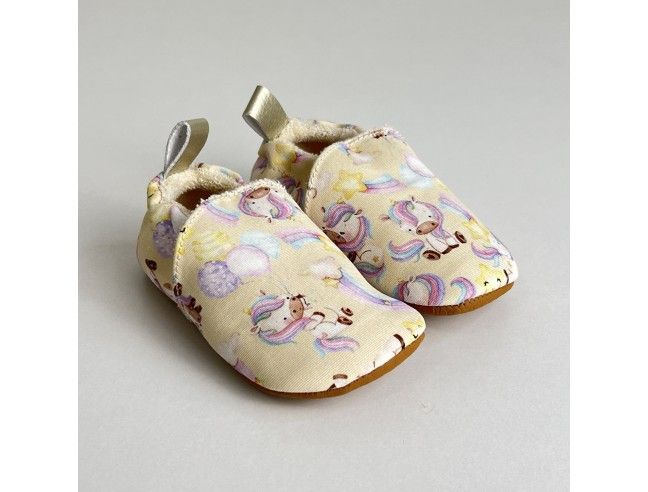 Zapato suela blanda Algodón Unicornios Flexi Nens