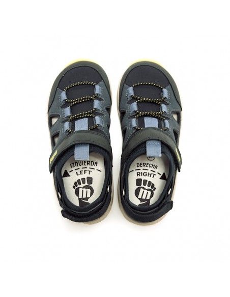 Sandalia Cerrada barefoot Brida Marino Mustang Free