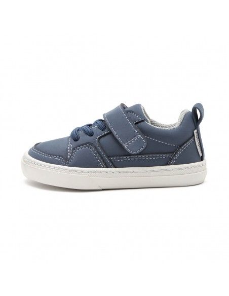 Zapato Feroz Cheste Rocker Azul Denim Microfibra Nobuck