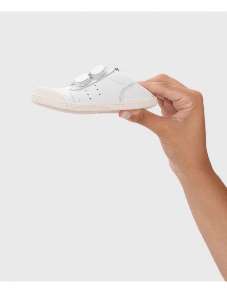 Deportivos piel barefoot Blanco/Jeans Igor