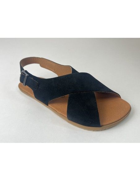 Sandalia barefoot Cruzada Negro Vivant