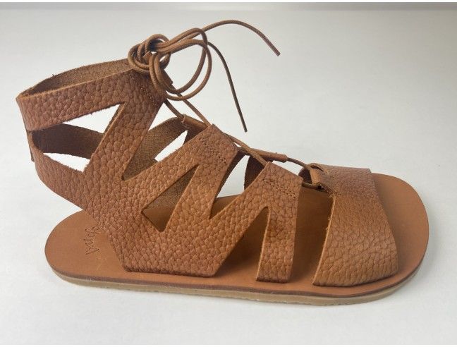 Sandalia barefoot romana Vivant Camel