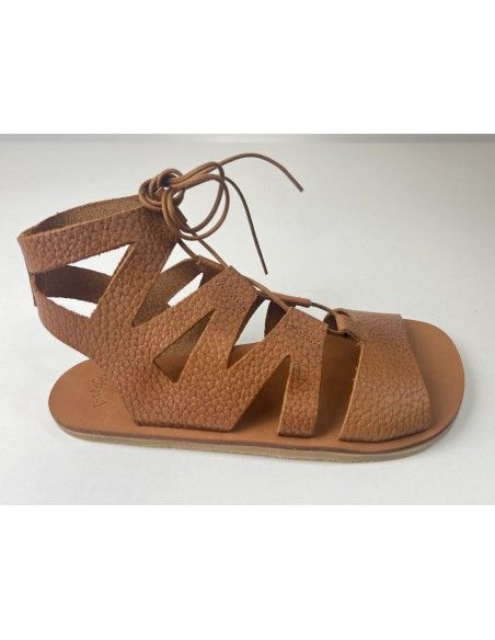 Sandalia barefoot romana Vivant Camel