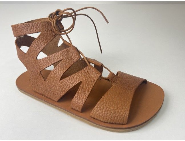 Sandalia barefoot romana Vivant Camel