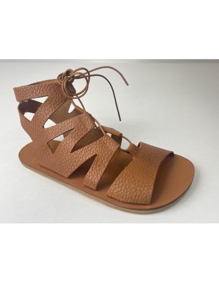 Sandalia barefoot romana Vivant Camel