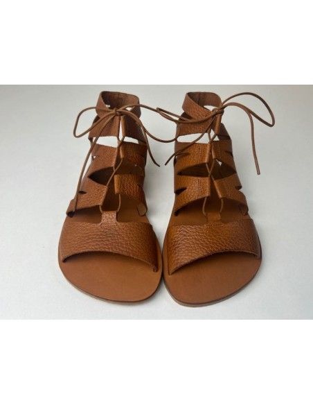 Sandalia barefoot romana Vivant Camel