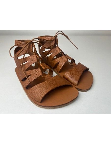 Sandalia barefoot romana Vivant Camel
